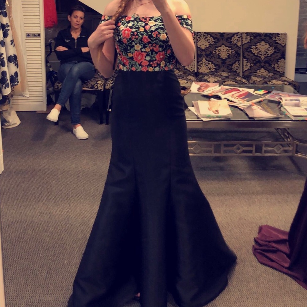 Floral prom dress